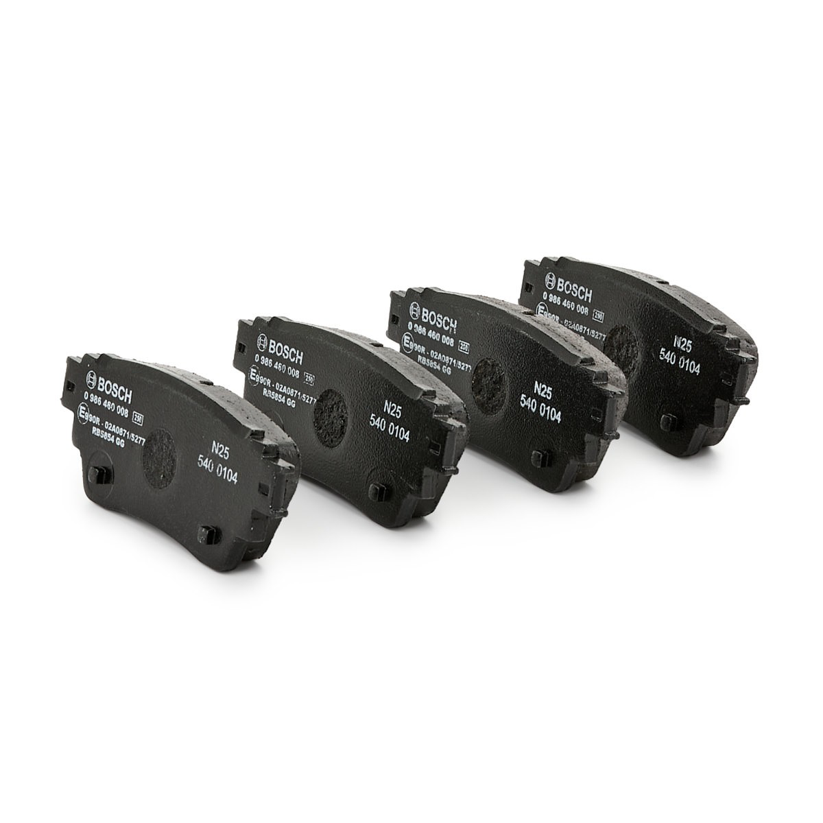 0986460008 Bosch Pastillas freno traseras