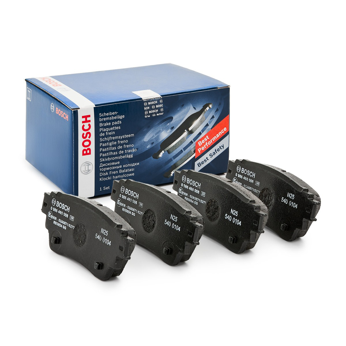 Pastillas traseras Bosch 0986460008