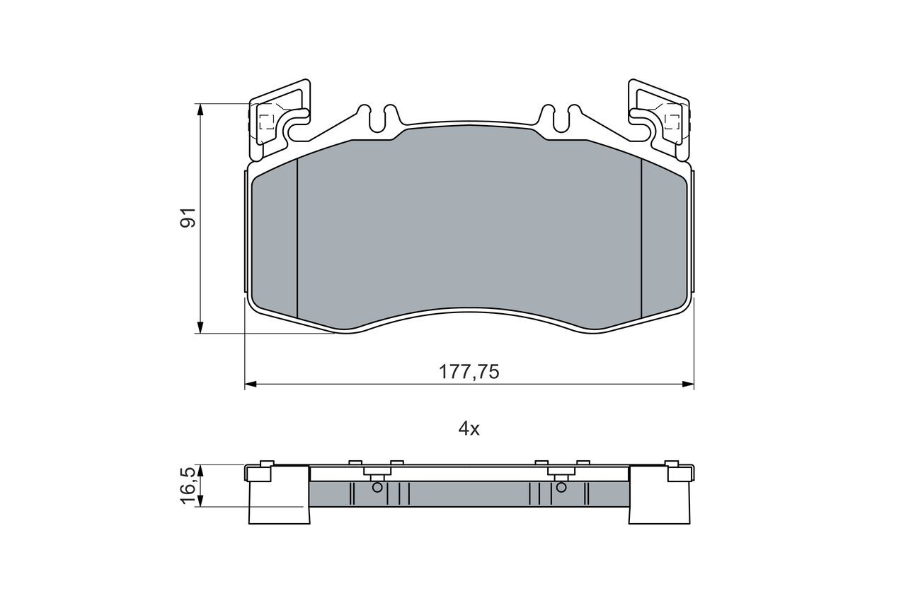 Comprar 0986460024 Bosch Pastillas delanteras de freno