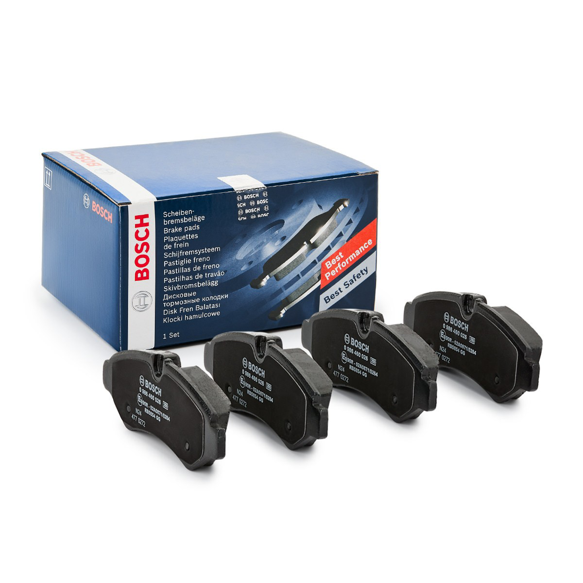 0986460026 Bosch Pastillas freno traseras