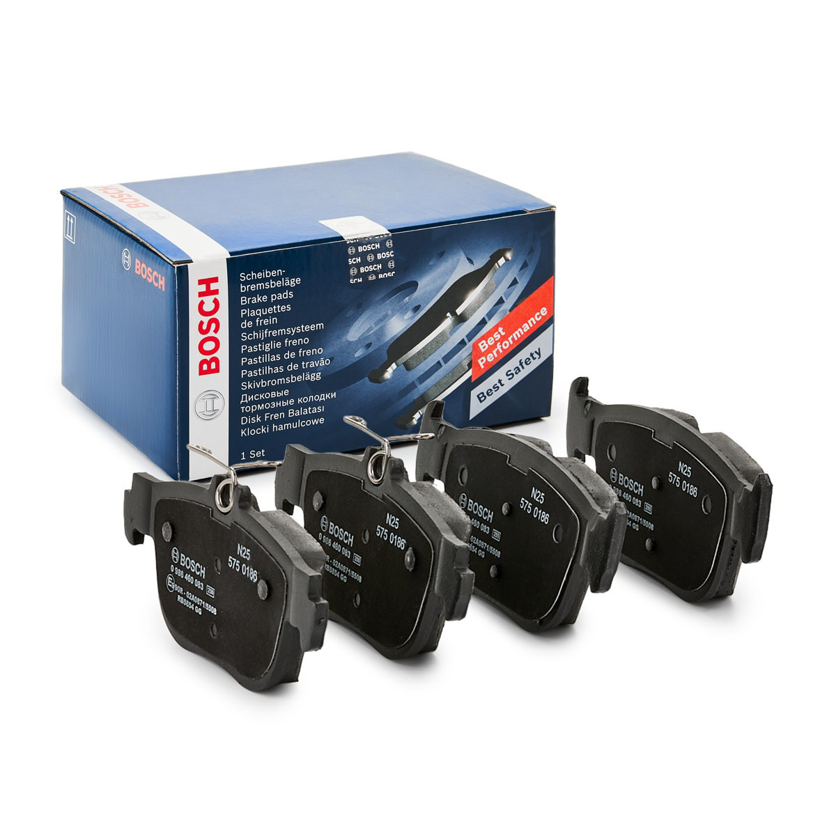 Pastillas traseras Bosch 0986460083
