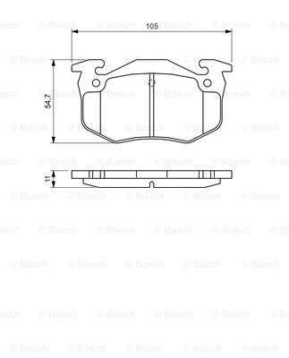 Comprar 0986460970 Bosch Pastillas de freno traseras