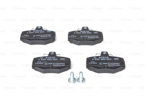 Pastillas traseras de freno Bosch 0986460993 precio, desde 19,70 EUR