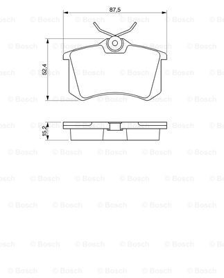 Comprar 0986466683 Bosch Pastillas de freno traseras