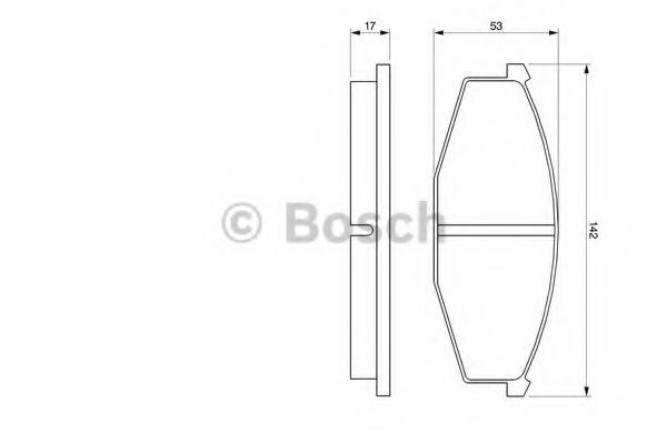 Comprar 0986468630 Bosch Pastillas delanteras de freno