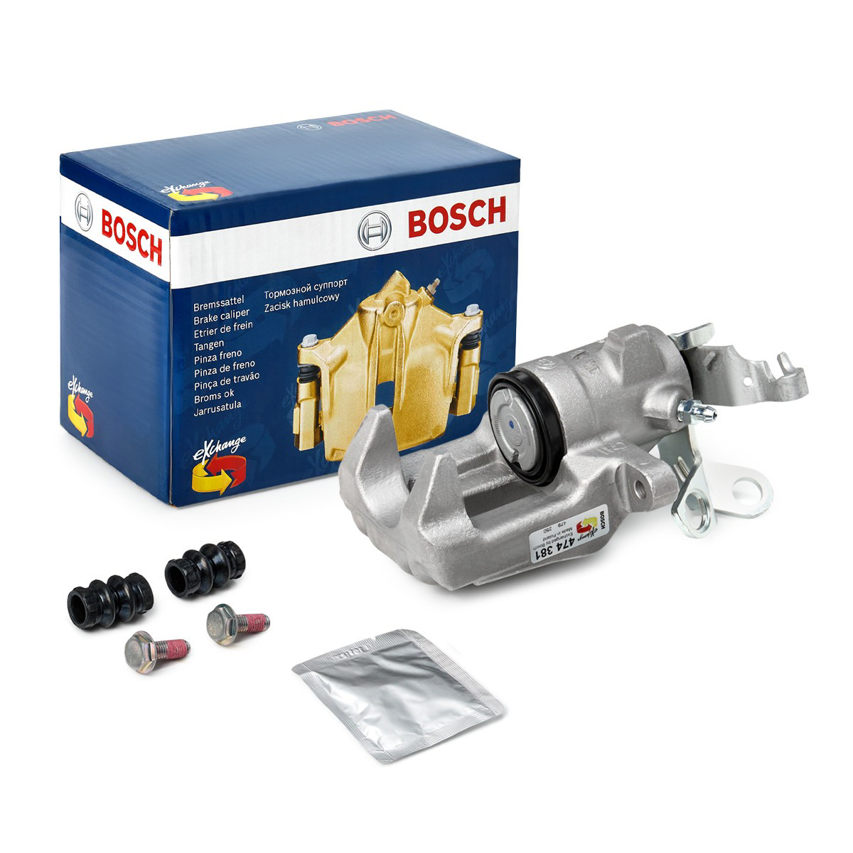 Pinza de freno trasera derecha 0986474381 Bosch