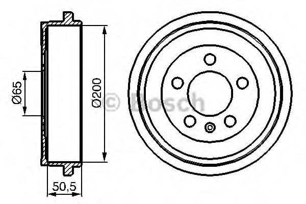 Comprar 0986477133 Bosch Tambor de freno trasero