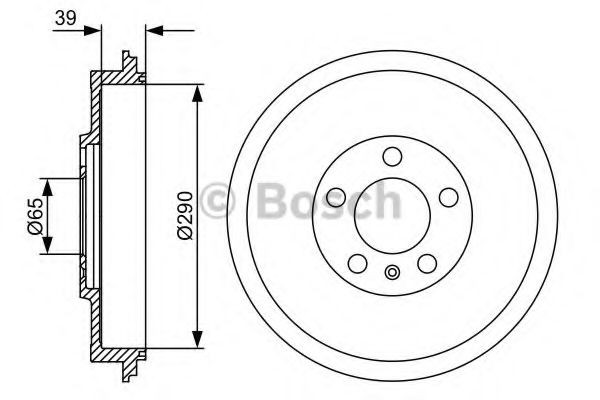 Tambor de freno trasero Bosch 0986477152 precio, desde 41,01 EUR