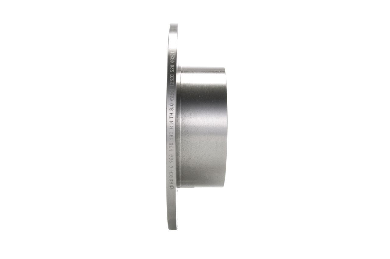 Disco de freno trasero 0986478132 Bosch