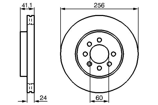 Disco de freno delantero Nubira I hatchback (1997-2001) original desde 44,42 €