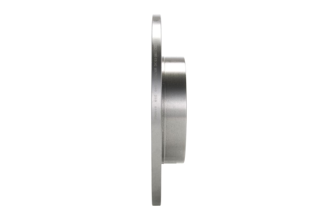 0986478342 Bosch Freno de disco trasero