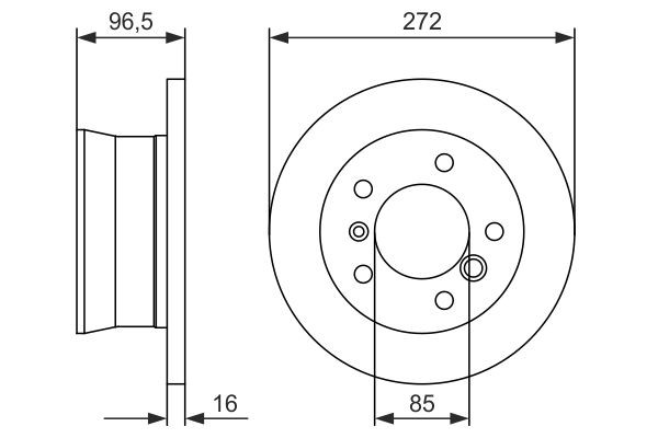 Disco de freno trasero Bosch 0986478433 precio, desde 38,46 EUR