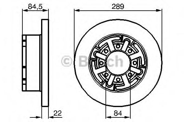Disco de freno trasero Bosch 0986478886 precio, desde 46,01 EUR