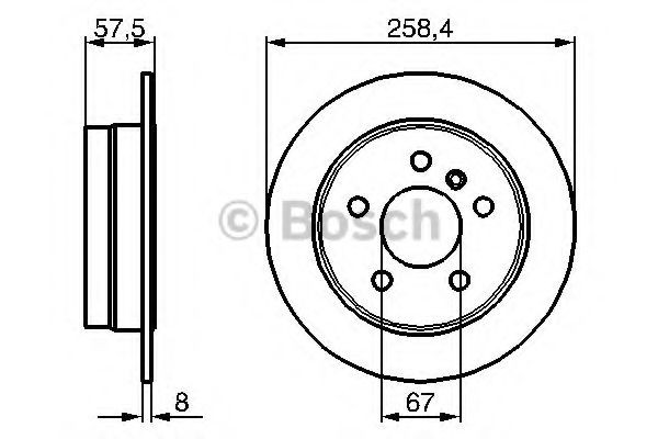 Disco de freno trasero Bosch 0986479235 precio, desde 23,64 EUR