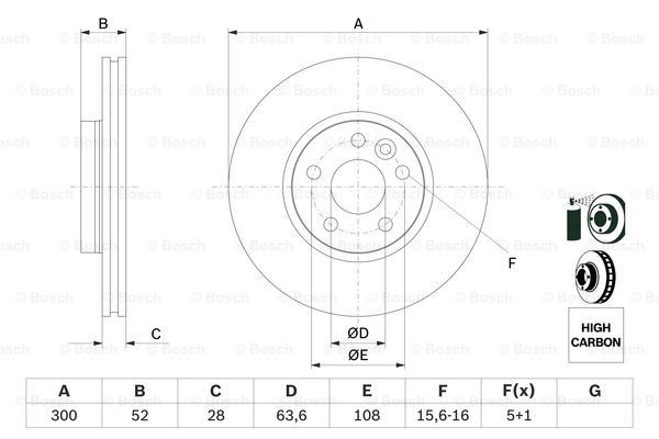 0986479261 Bosch Discos