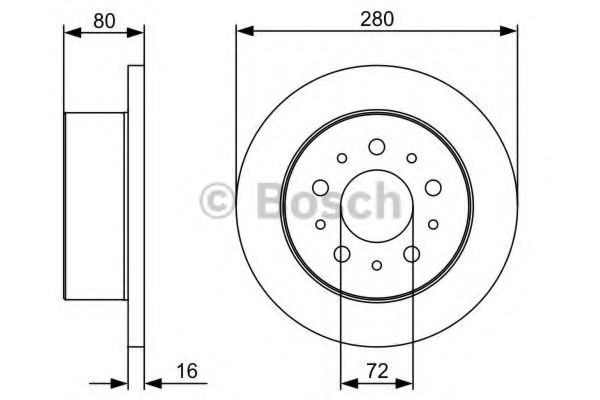 Disco de freno trasero Bosch 0986479399 precio, desde 45,01 EUR