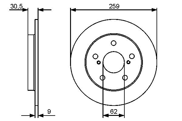 Disco de freno trasero Bosch 0986479418 precio, desde 32,73 EUR