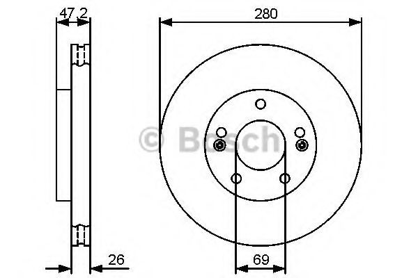 0986479460 Bosch Discos