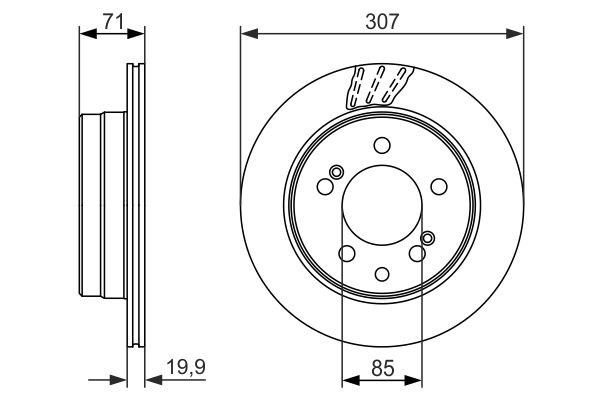 Disco de freno trasero Bosch 0986479665 precio, desde 65,94 EUR