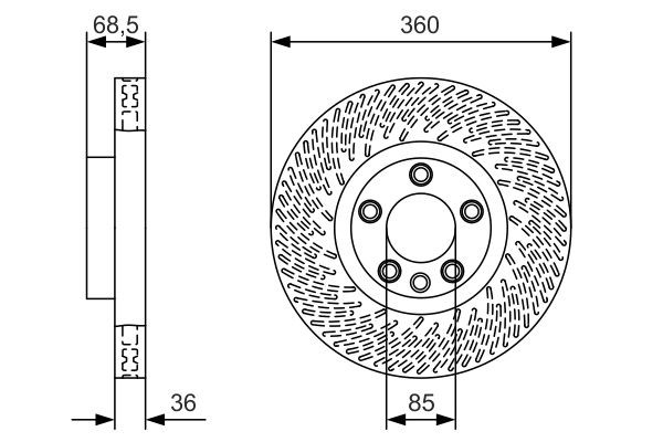 0986479B12 Bosch Discos