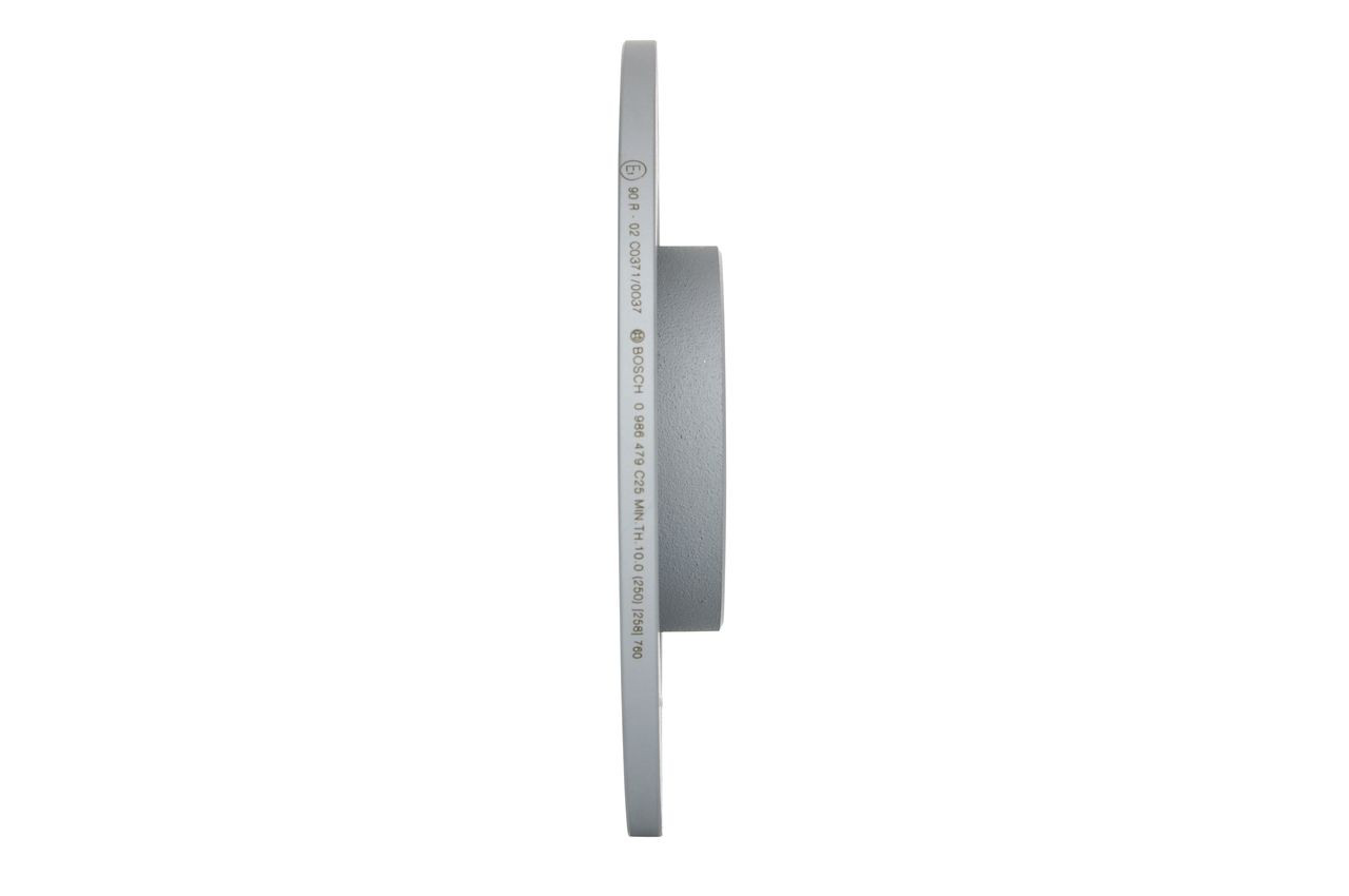 Disco de freno trasero 0986479C25 Bosch