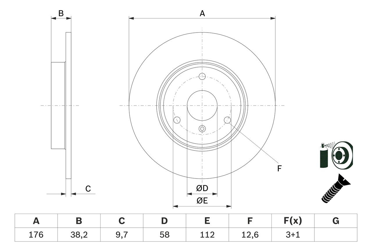0986479E74 Bosch