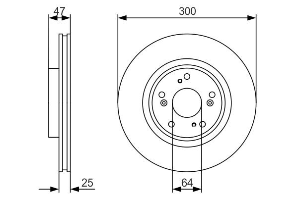 Comprar 0986479R24 Bosch Freno de disco delantero