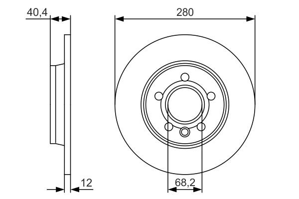 Disco de freno trasero Bosch 0986479R91 precio, desde 31,01 EUR