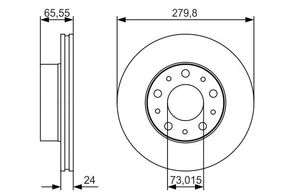0986479S70 Bosch Discos