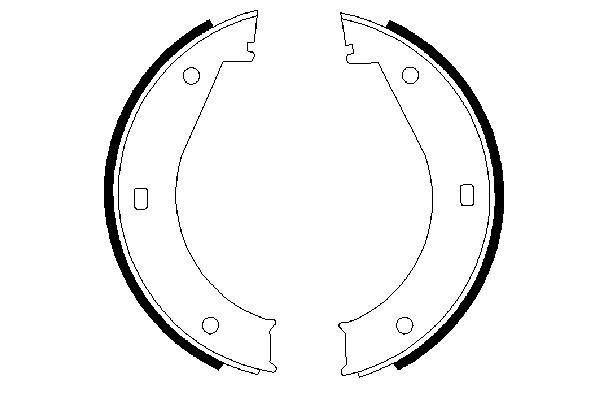 Comprar 0986487211 Bosch Juego de zapatas de frenos, freno de estacionamiento