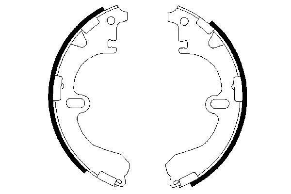 Zapatas de freno 0986487422 Bosch