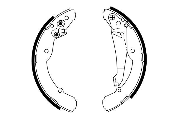 Comprar 0986487555 Bosch Zapatas de freno