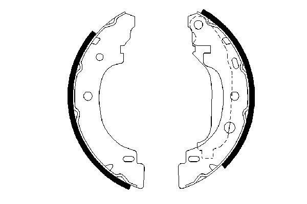Zapatas de freno de tambor traseras Bosch 0986487570 precio, desde 23,53 EUR
