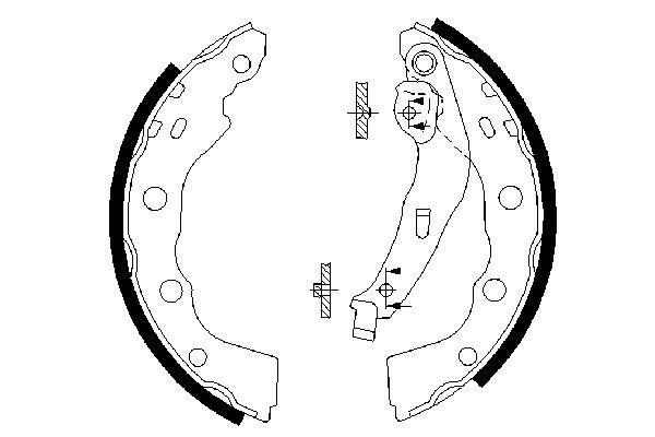 Zapatas de freno de tambor traseras Bosch 0986487577 precio, desde 33,08 EUR