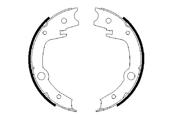 Zapatas de freno de mano 0986487679 Bosch