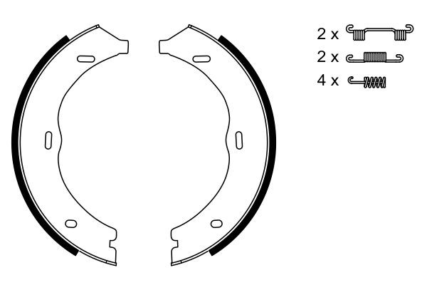 Pastillas de freno de mano Bosch 0986487718
