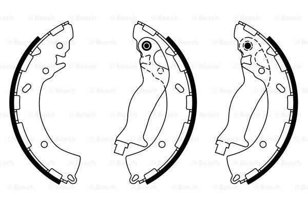 Zapatas de freno de tambor traseras Bosch 0986487925 precio, desde 17,65 EUR