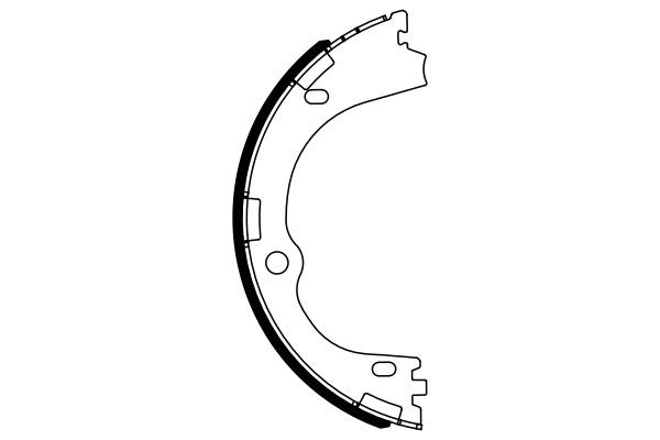 Comprar 0986487965 Bosch Juego de zapatas de frenos, freno de estacionamiento