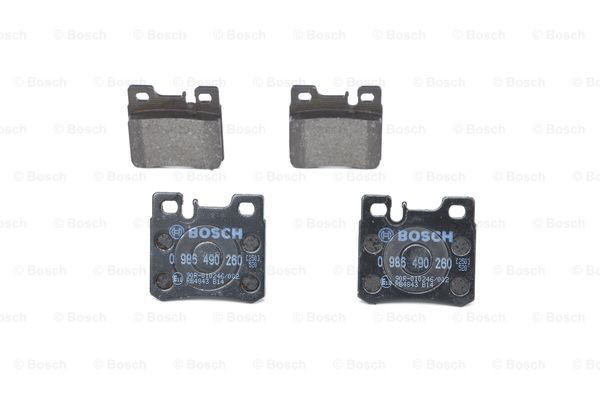 Comprar 0986490260 Bosch Pastillas de freno traseras