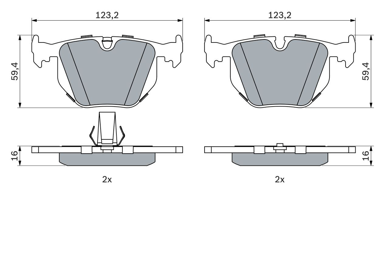 Comprar 0986494006 Bosch Pastillas de freno traseras