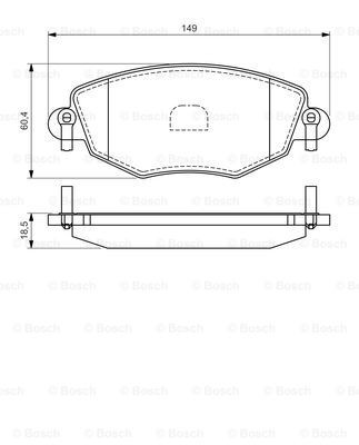 Comprar 0986494026 Bosch Pastillas delanteras de freno