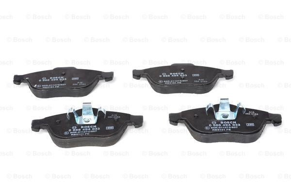 0986494033 Bosch Pastillas delanteras