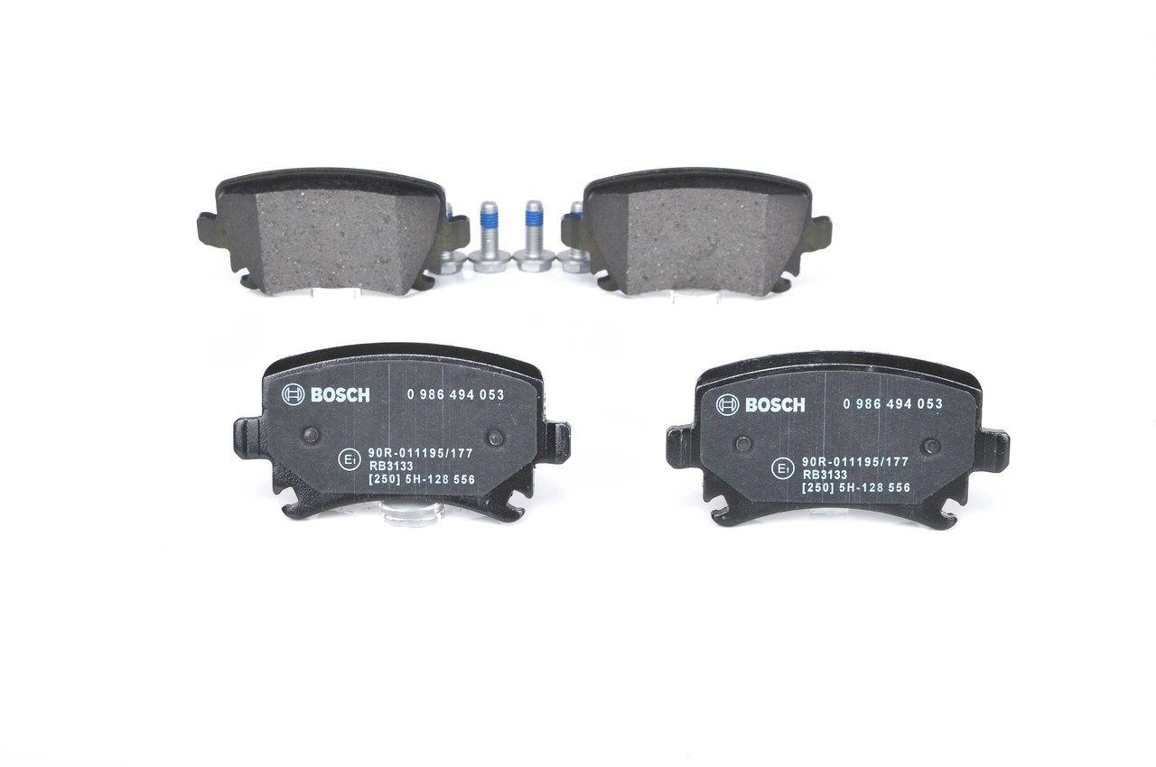 Pastillas de freno traseras 0986494053 Bosch
