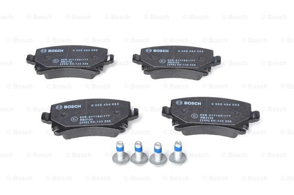 Comprar 0986494053 Bosch Pastillas de freno traseras