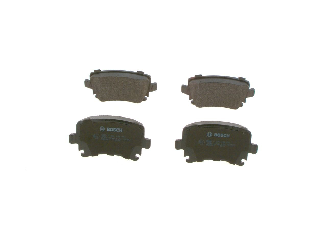 Pastillas de freno traseras 0986494062 Bosch