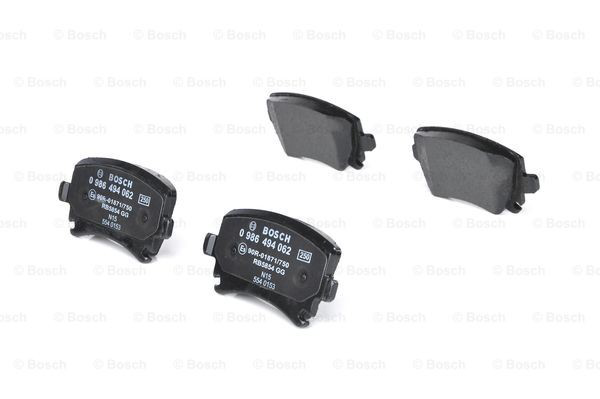 0986494062 Bosch Pastillas freno traseras