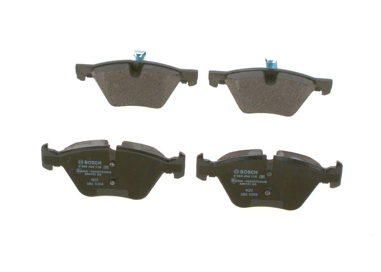 Pastillas de freno 0986494118 Bosch