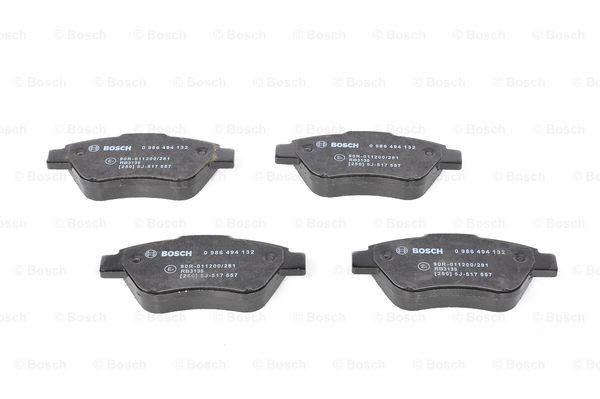 Pastillas de freno 0986494132 Bosch