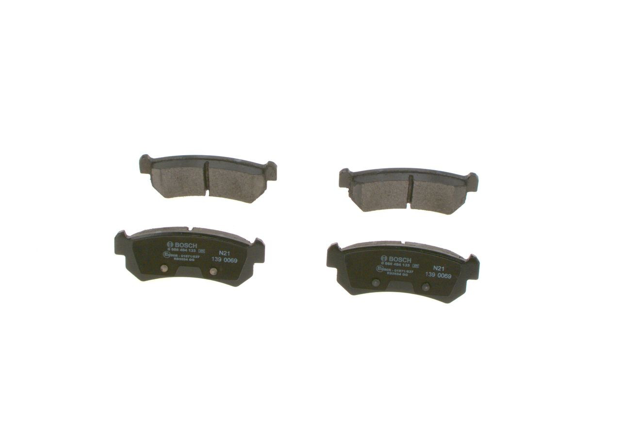 Pastillas de freno traseras 0986494133 Bosch
