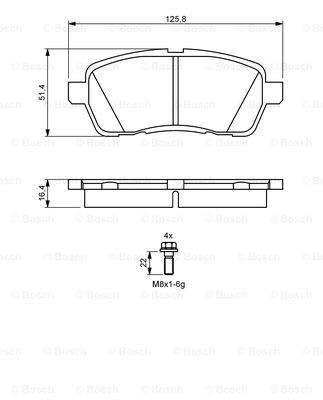 Pastillas de freno 0986494195 Bosch
